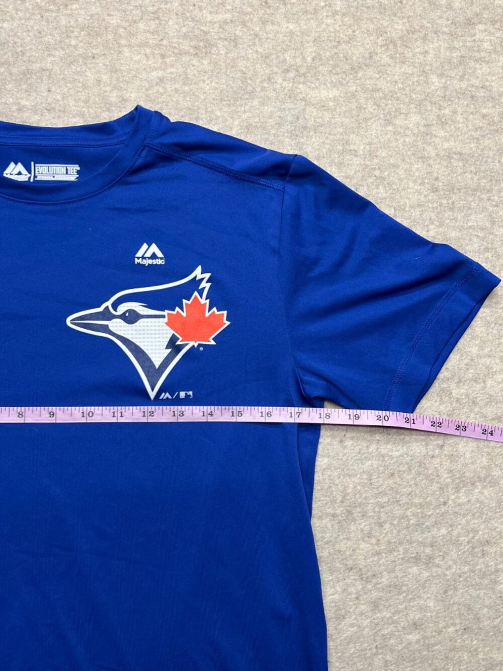 Toronto Blue Jays Majestic Tee Shirt Athletic Active MLB Small Baseball Canada - Picture 6 of 7